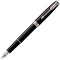 Parker Sonnet Black Lacquer Chrome Trim Fountain Pen