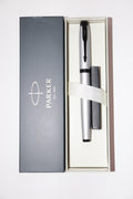 Parker IM Monochrome Matte Grey Black Trim Fountain Pen