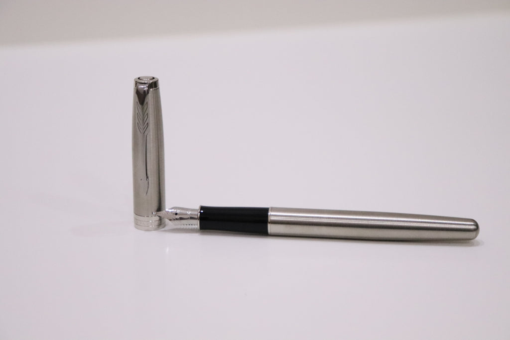 Parker Sonnet Stainless Steel Chrome Trim Fountain Pen