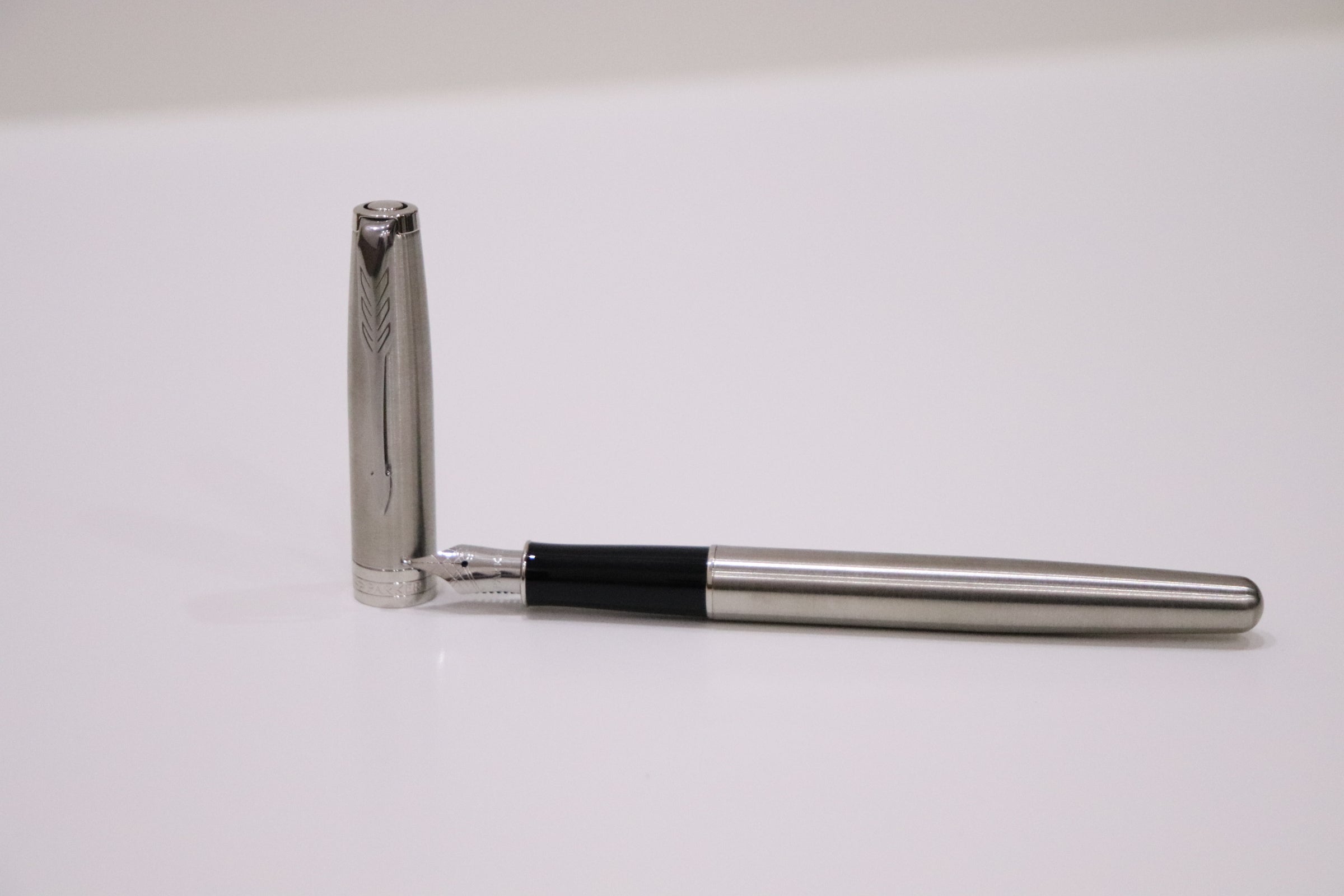 Parker Sonnet Stainless Steel Chrome Trim Fountain Pen