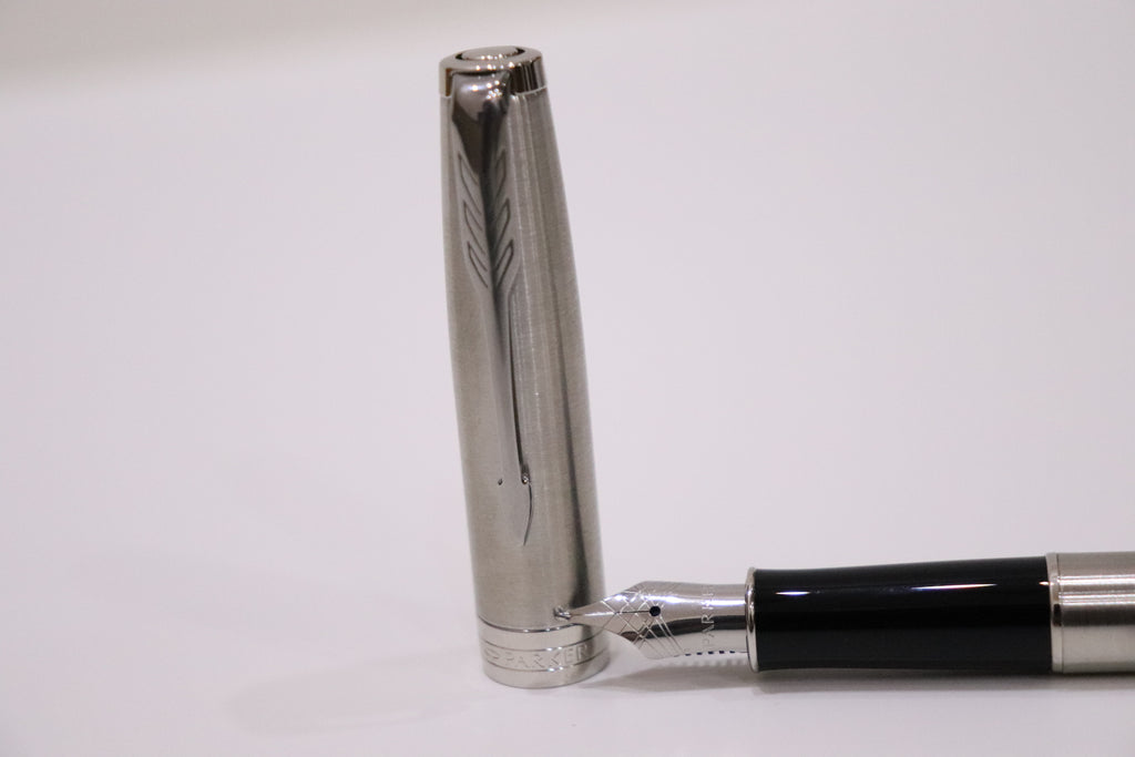 Parker Sonnet Stainless Steel Chrome Trim Fountain Pen