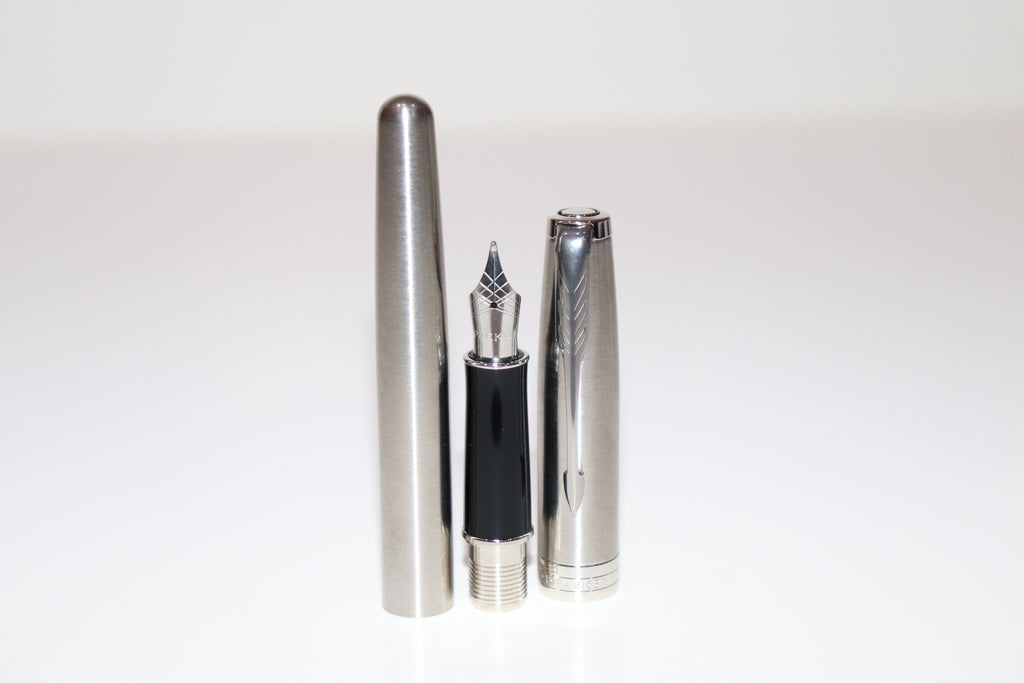Parker Sonnet Stainless Steel Chrome Trim Fountain Pen