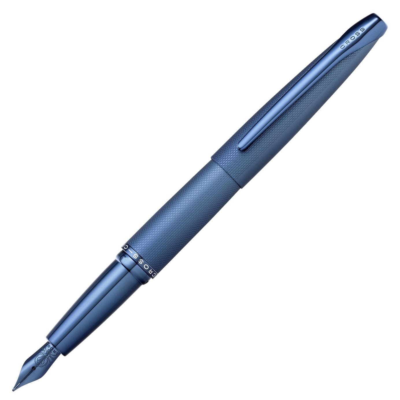 Cross ATX Sand Blasted Dark Blue Fountain Pen