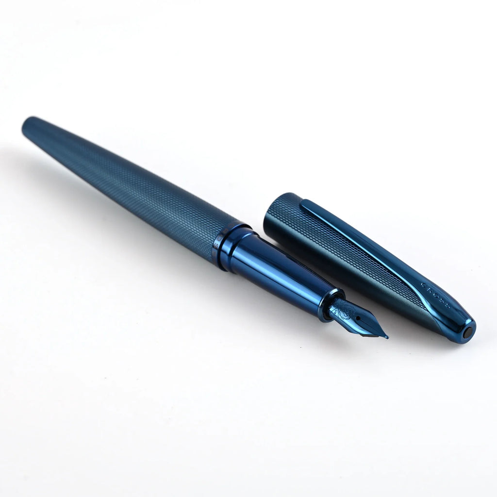 Cross ATX Sand Blasted Dark Blue Fountain Pen