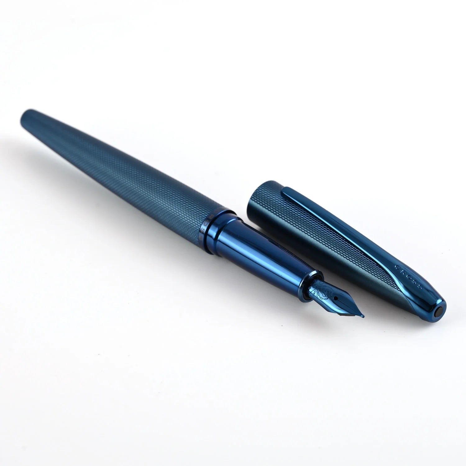 Cross ATX Sand Blasted Dark Blue Fountain Pen