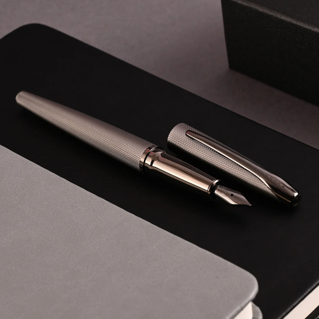Cross ATX Sand Blasted Titanium Grey Fountain Pen