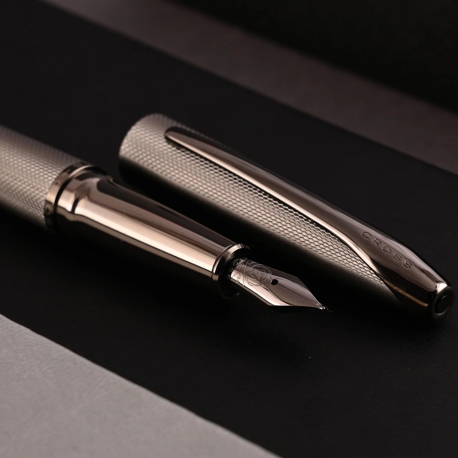 Cross ATX Sand Blasted Titanium Grey Fountain Pen