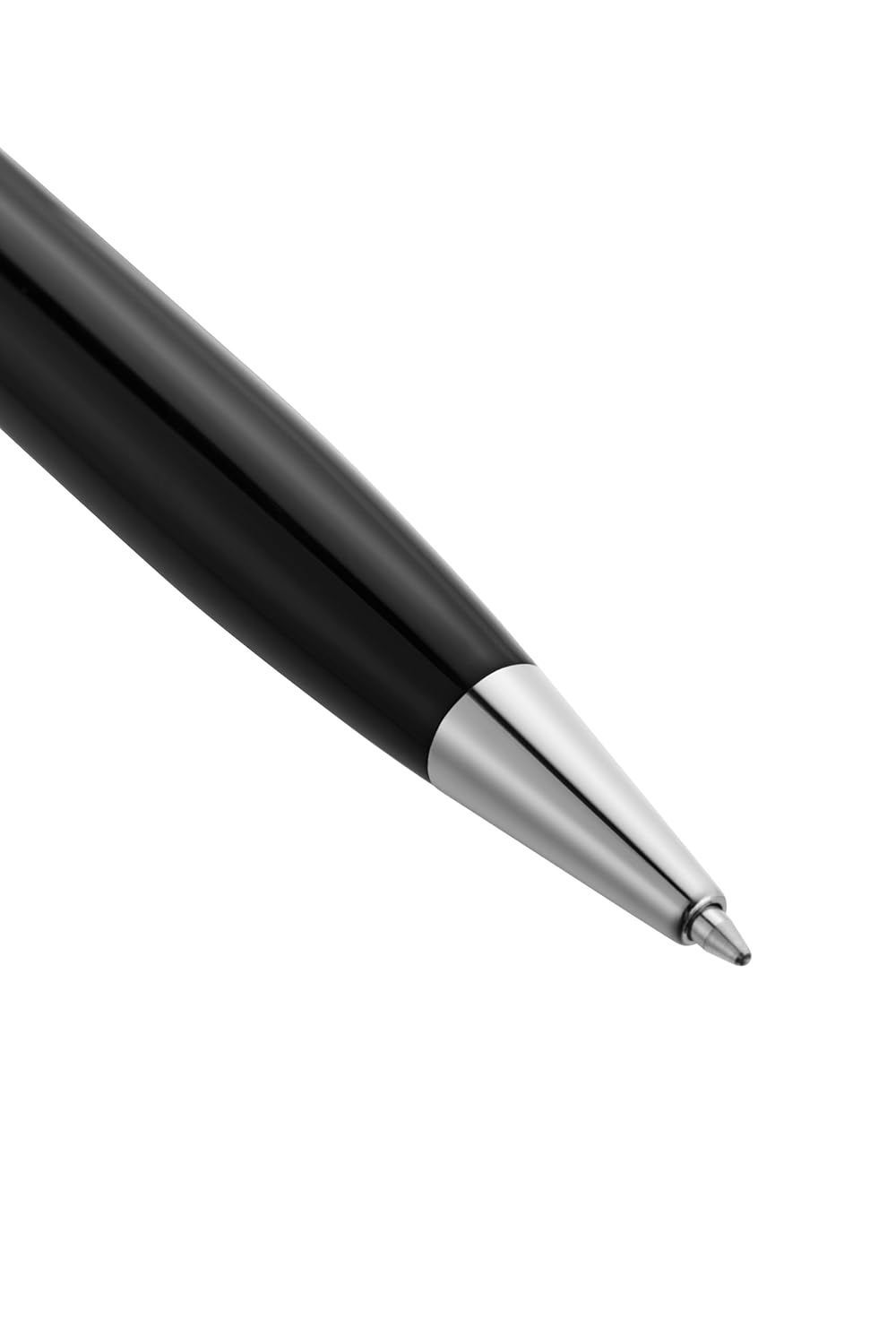 Cross Ashford Black Chrome Trim Ballpoint Pen AT0782-1