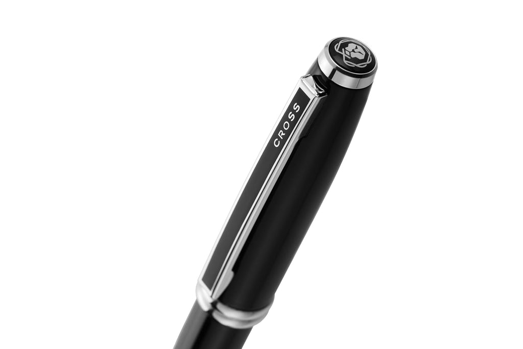 Cross Ashford Black Chrome Trim Ballpoint Pen AT0782-1