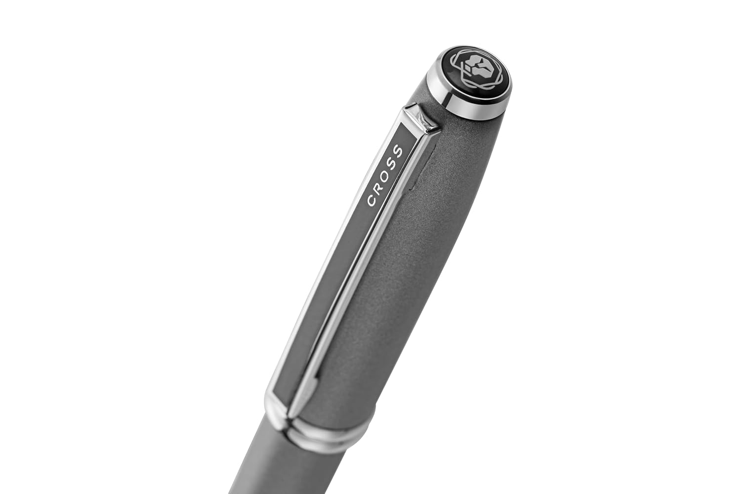 Cross Ashford Titanium Grey Chrome Trim Ballpoint Pen AT0782-2