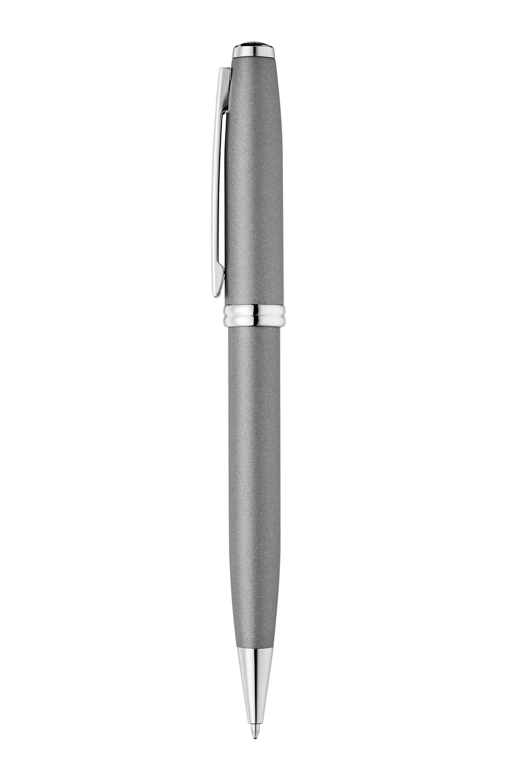 Cross Ashford Titanium Grey Chrome Trim Ballpoint Pen AT0782-2