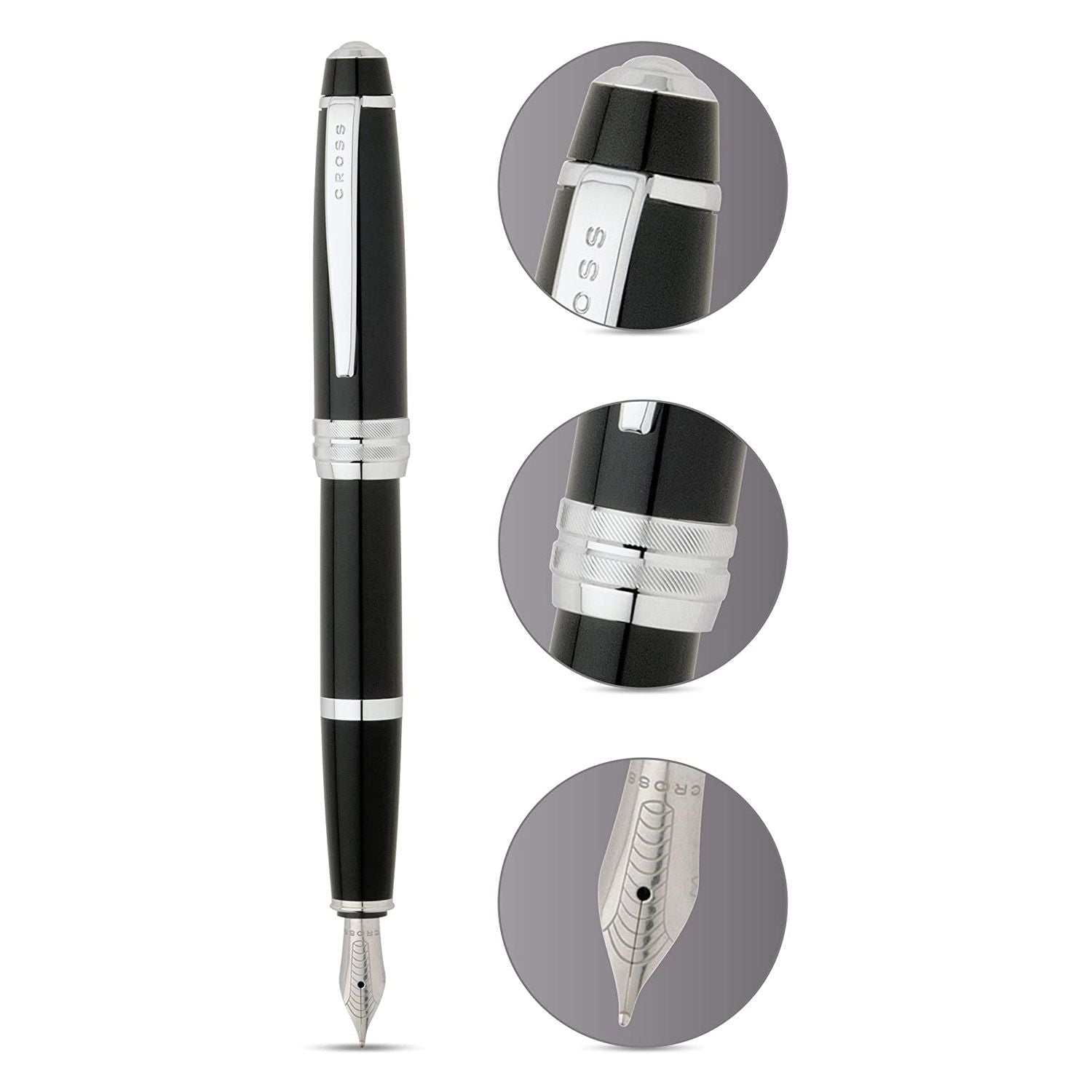 Cross Bailey Black Lacquer Fountain Pen