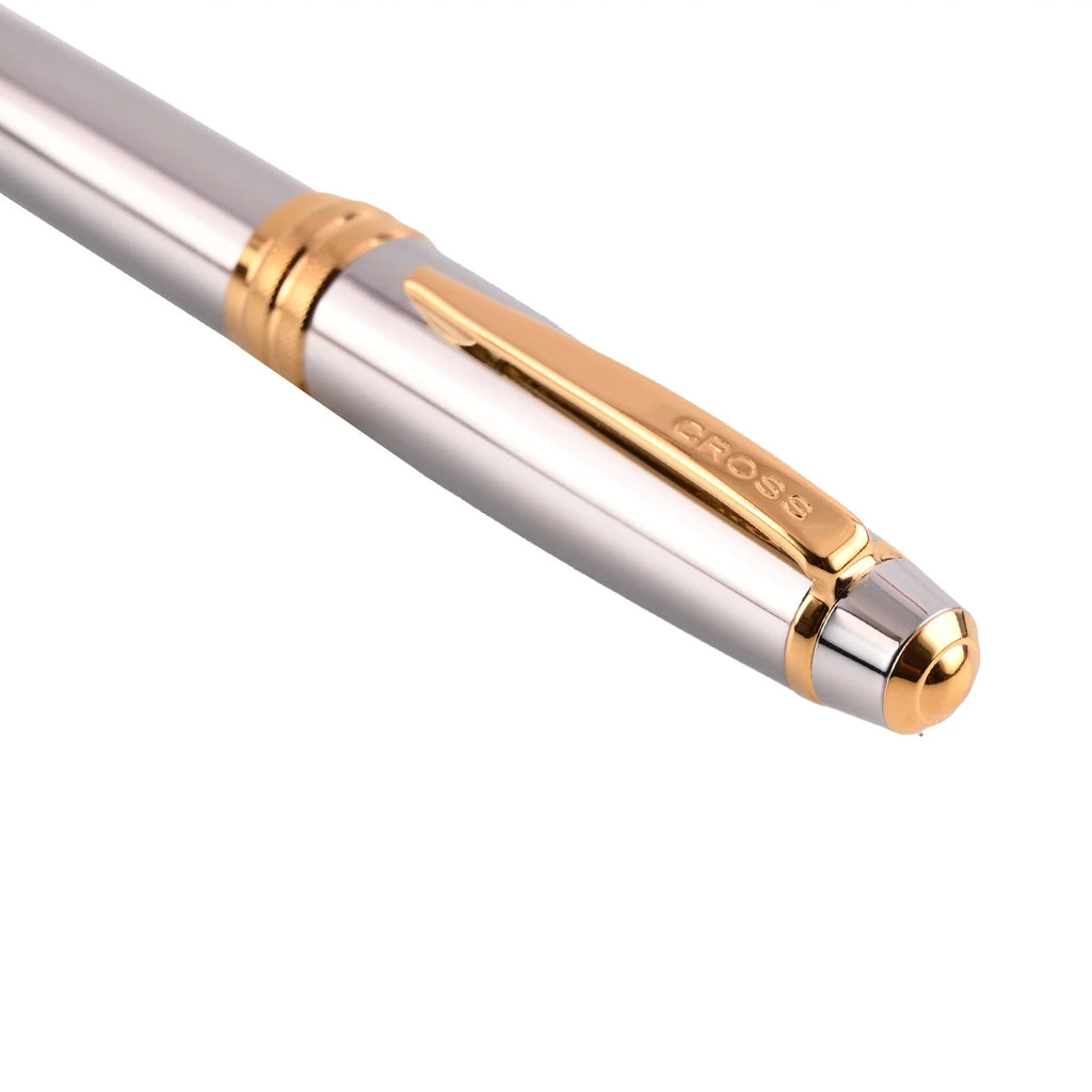 Cross Bailey Medalist Fountain Pen – Chrome with Gold Trim