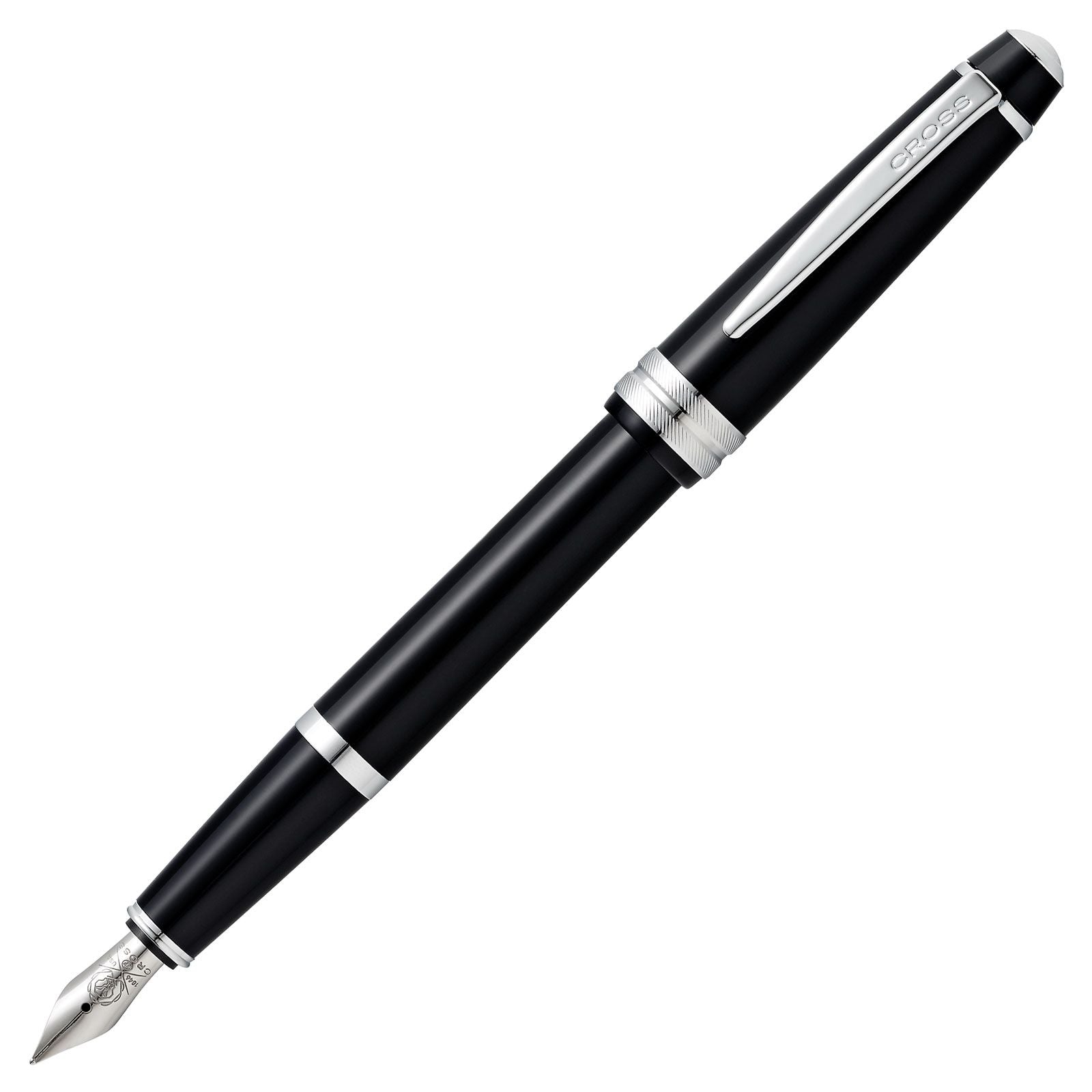 Cross Bailey Light Polished Black Resin Fountain Pen