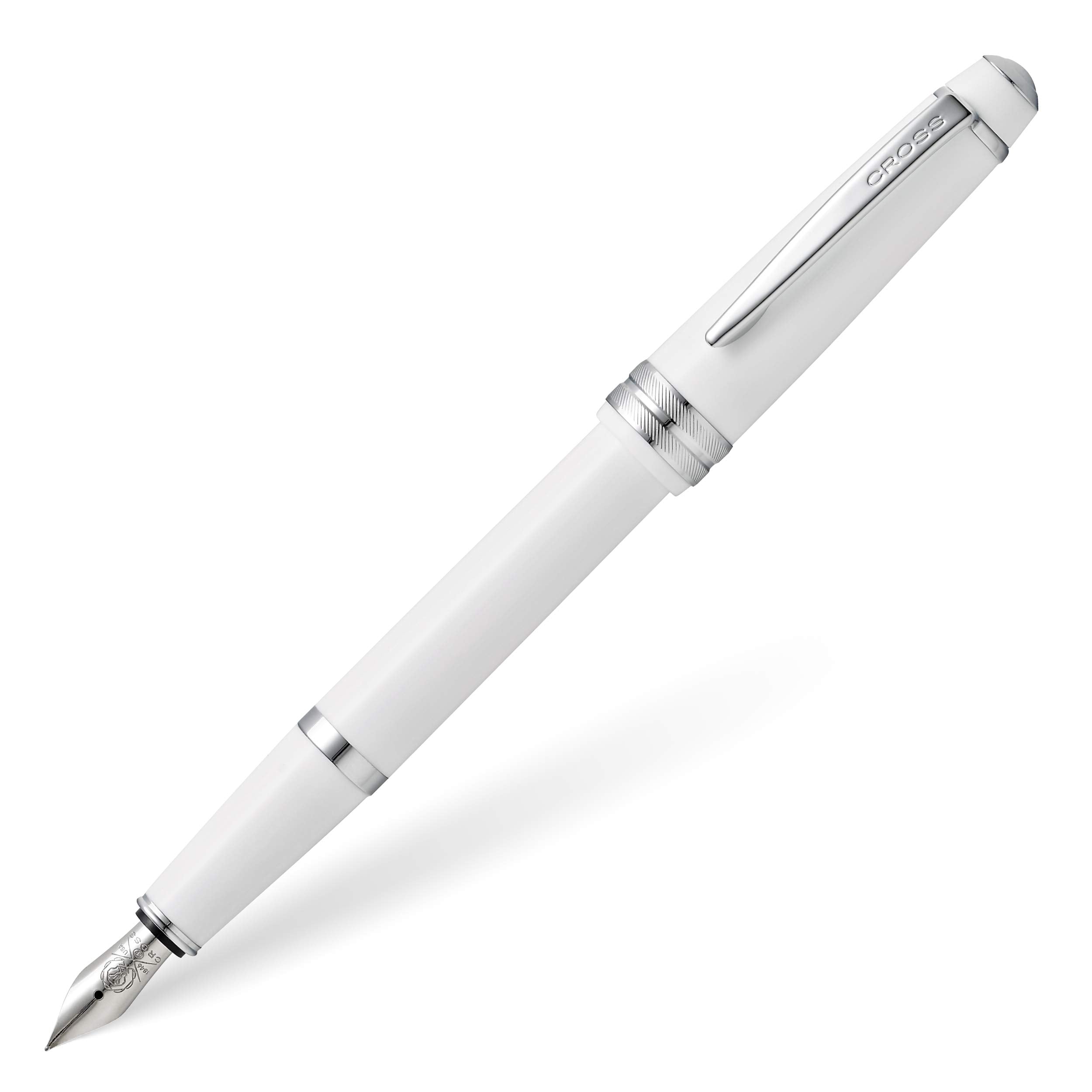 Cross Bailey Light Polished White Resin + Polished Chrome Appointments Fountain Pen