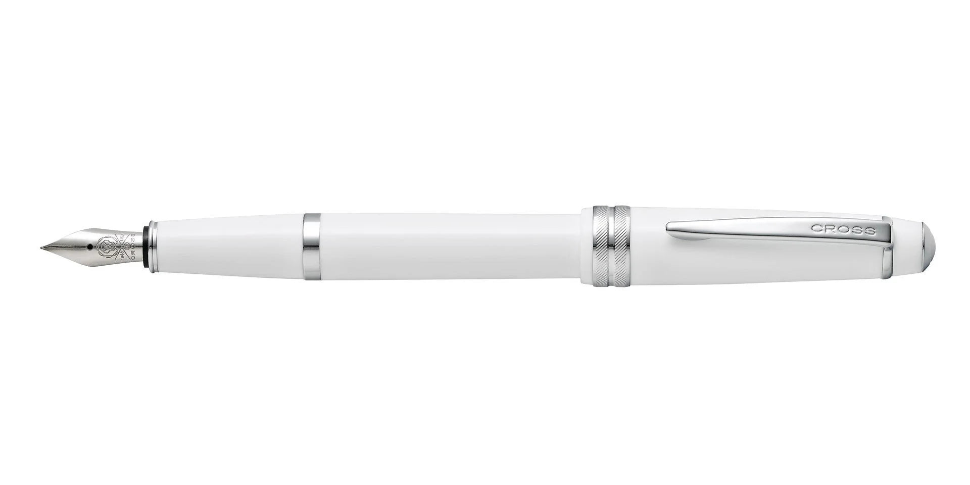 Cross Bailey Light Polished White Resin + Polished Chrome Appointments Fountain Pen