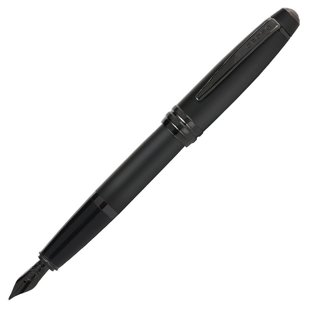 Cross Bailey Matte Black Lacquer Stainless Steel Fountain Pen