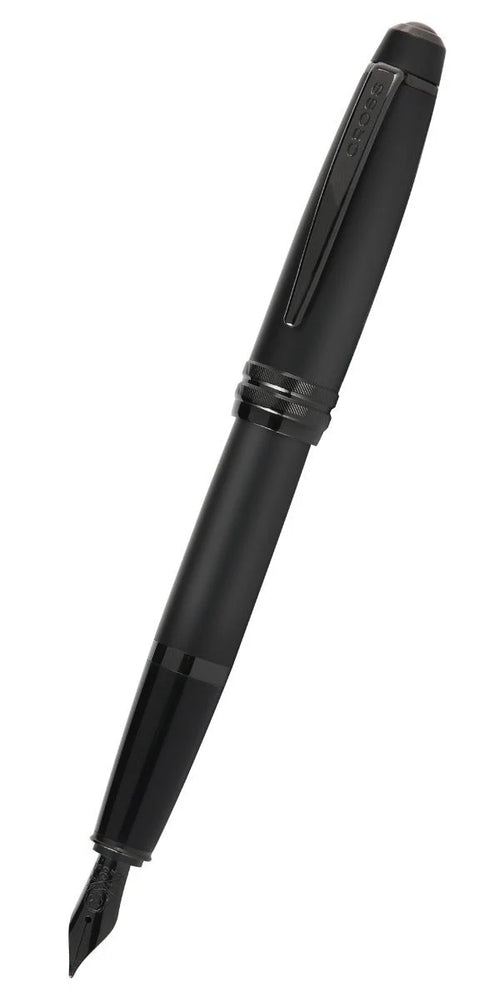 Cross Bailey Matte Black Lacquer Stainless Steel Fountain Pen