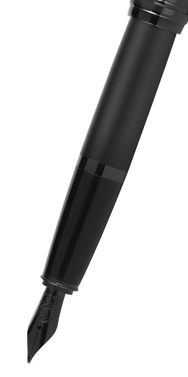 Cross Bailey Matte Black Lacquer Stainless Steel Fountain Pen