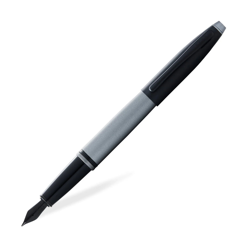 Cross Calais Fountain Pen – Matt Grey & Black
