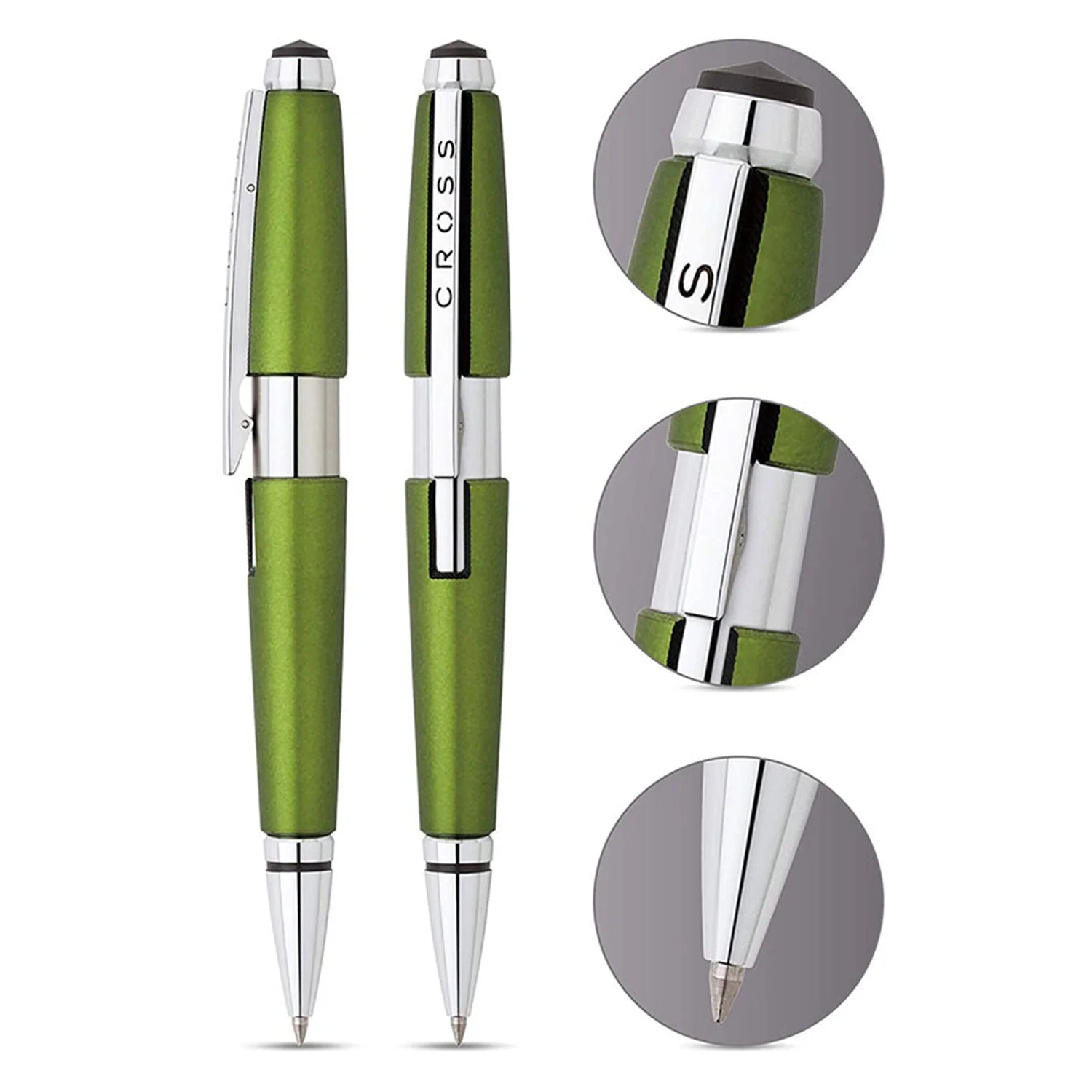 Cross Edge Roller Ball Pen - Octane Green CT AT0555-4