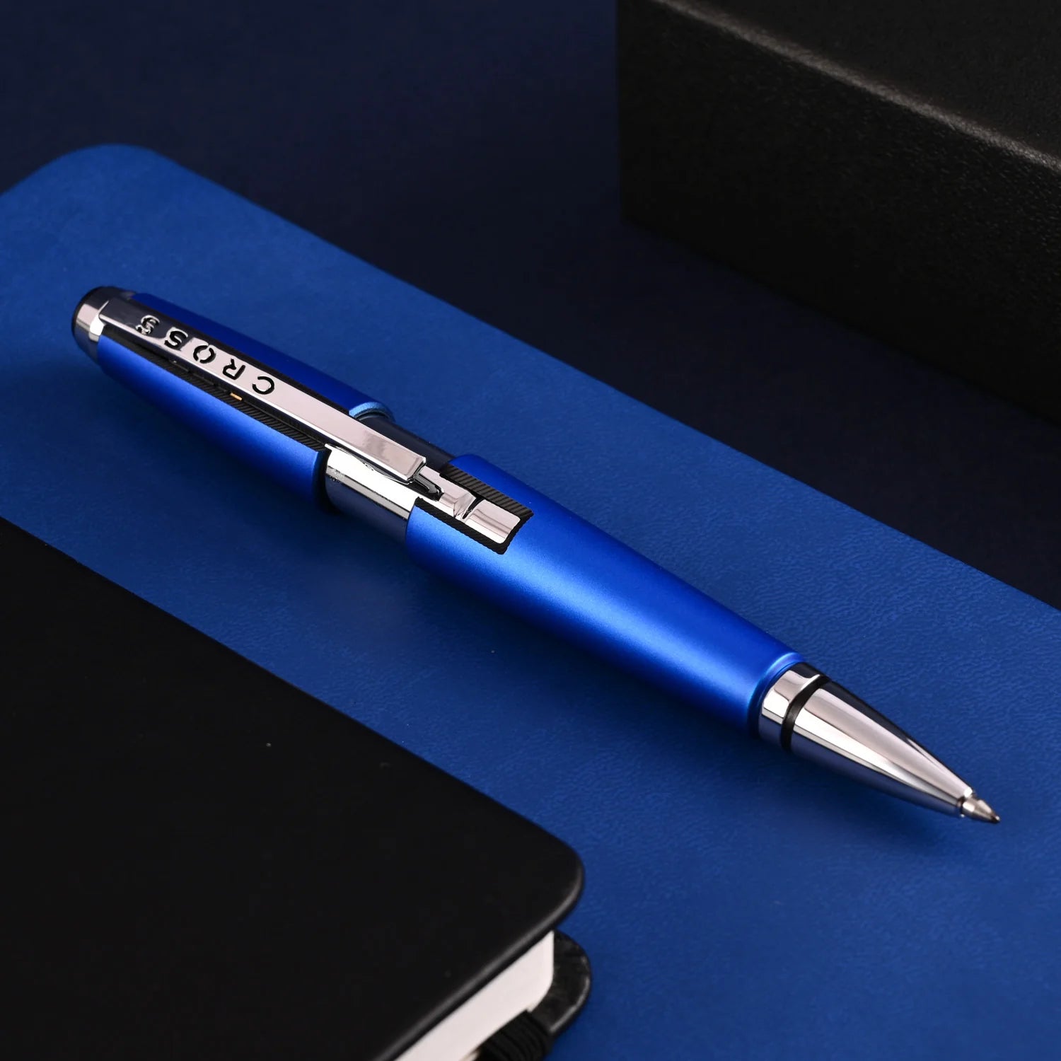 Cross Edge Roller Ball Pen - Nitro Blue CT AT0555-3