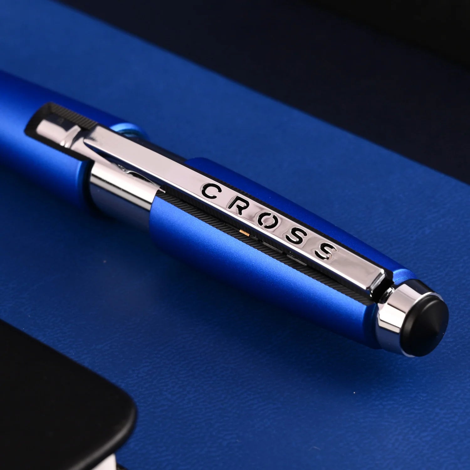 Cross Edge Roller Ball Pen - Nitro Blue CT AT0555-3
