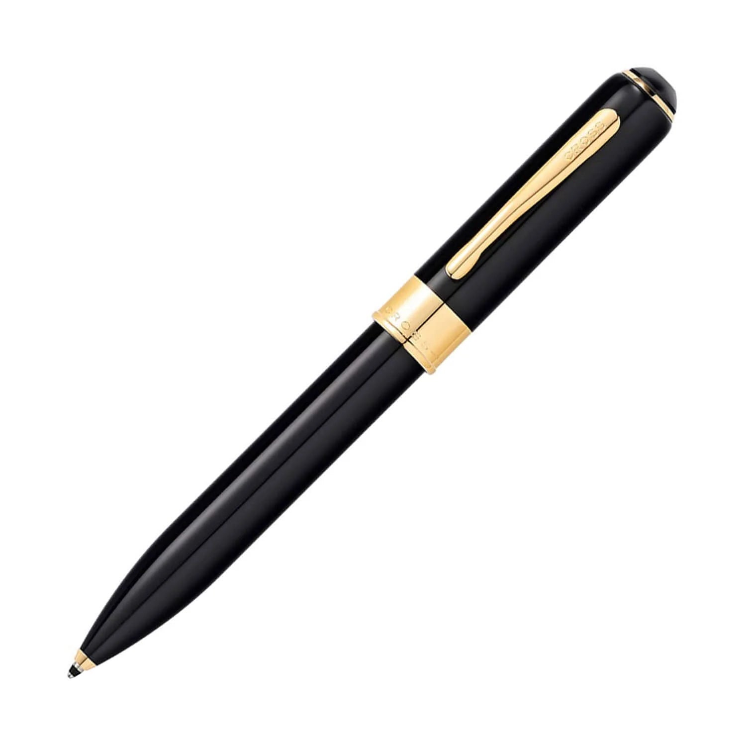Cross Limited Edition Black Lacquer Ballpoint Pen With Gold Appointments