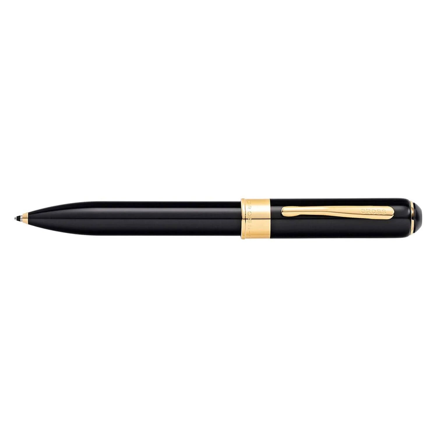 Cross Limited Edition Black Lacquer Ballpoint Pen With Gold Appointments