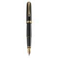Diplomat Excellence A2 Black Lacquer Gold Trim Fountain Pen