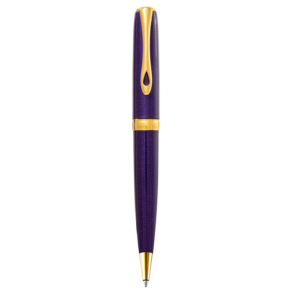 Diplomat Excellence A2 Violet Rain Gold Trim Easy Flow Ballpoint Pen