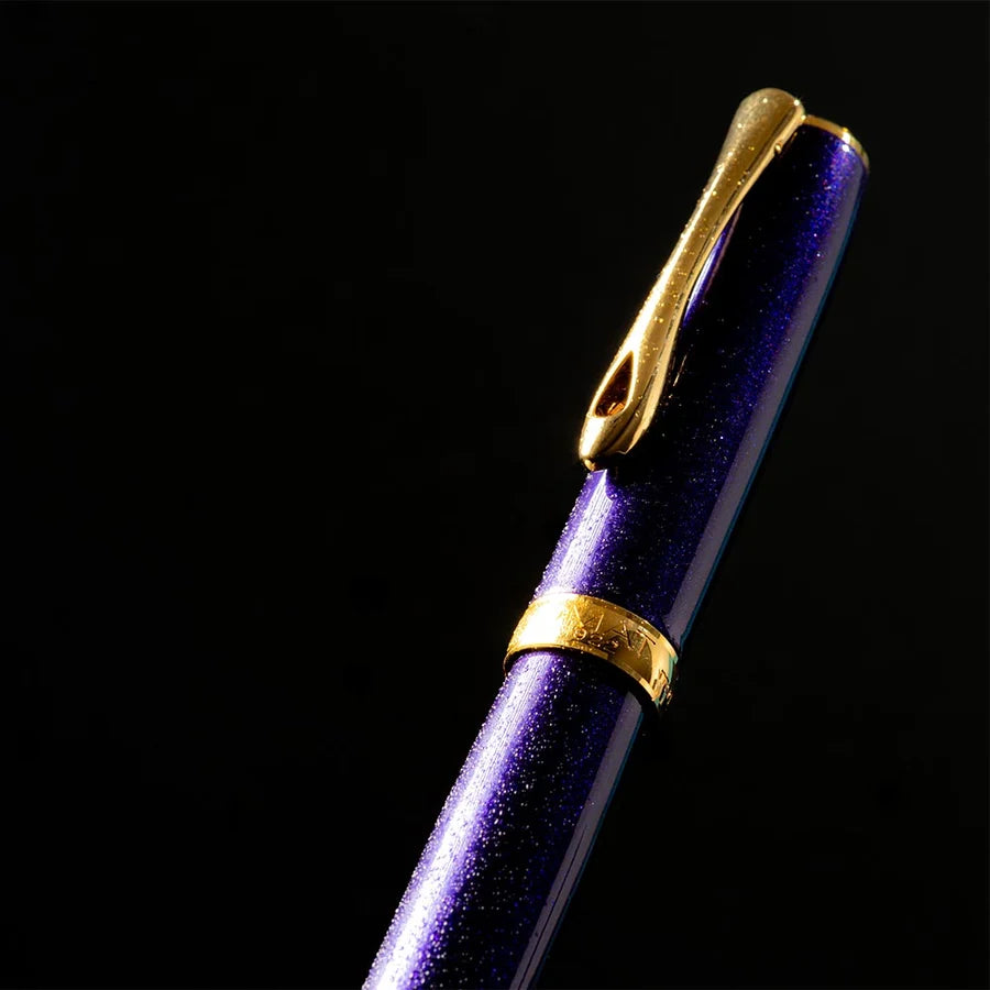Diplomat Excellence A2 Violet Rain Gold Trim Easy Flow Ballpoint Pen