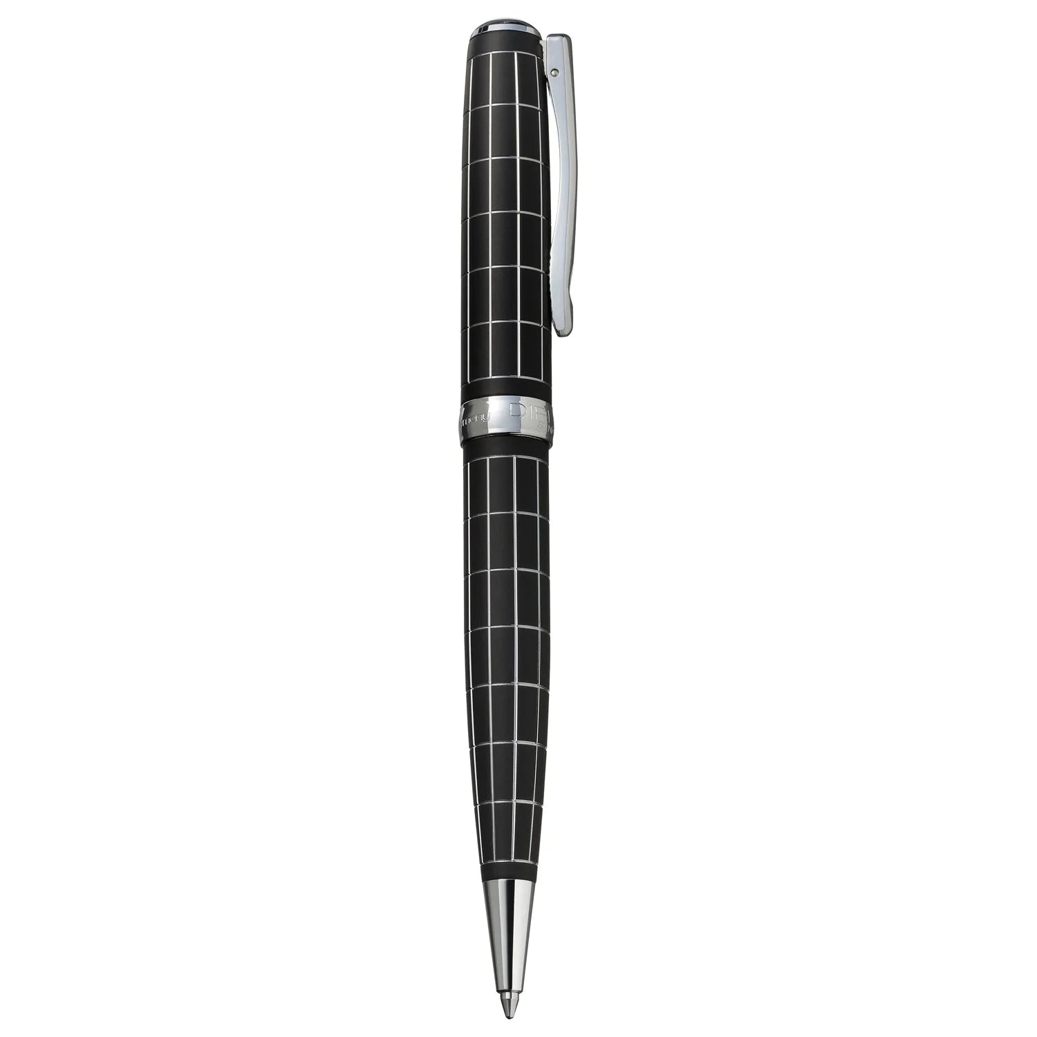 Diplomat Excellence A Plus Rhomb Guilloche Lapis Black easyFLOW Ball Pen