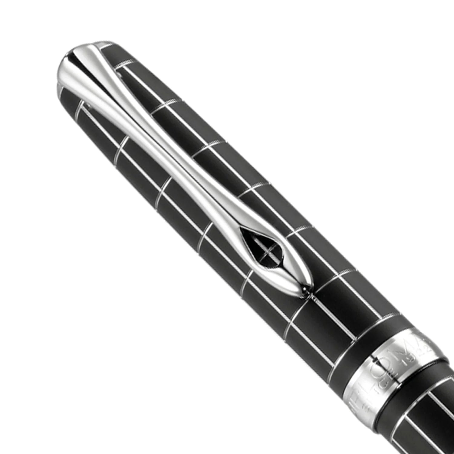 Diplomat Excellence A Plus Rhomb Guilloche Lapis Black easyFLOW Ball Pen