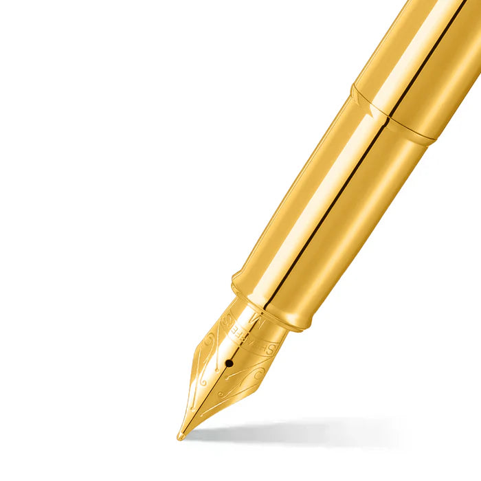 Sheaffer Gift Collection 100 – 9372 Glossy PVD Gold With PVD Gold Trim Fountain Pen