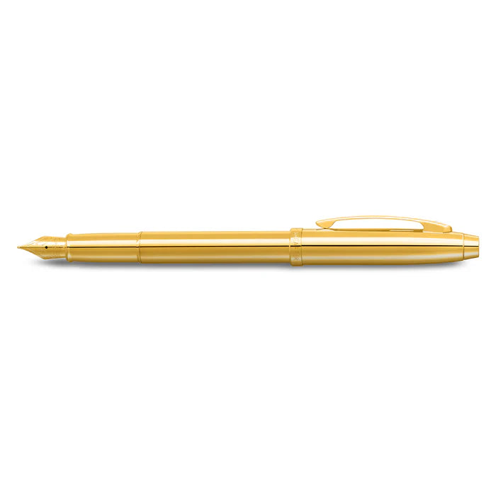 Sheaffer Gift Collection 100 – 9372 Glossy PVD Gold With PVD Gold Trim Fountain Pen