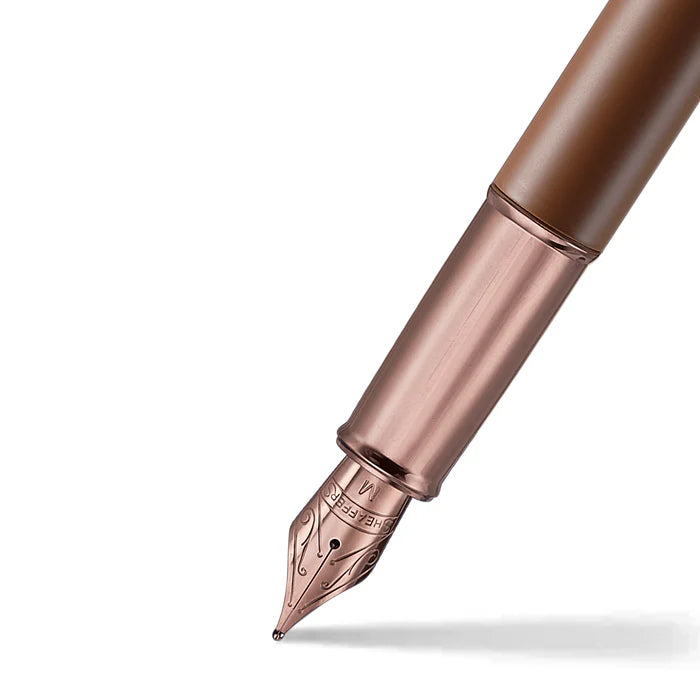 Sheaffer Gift Collection 100 – 9374 Coffee Edition Matt Brown with Regal Brown PVD Trims Fountain Pen