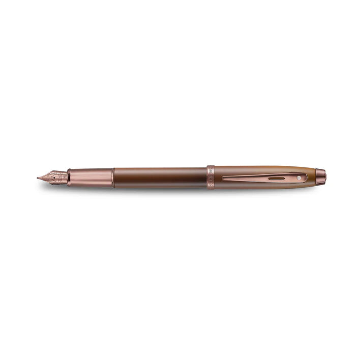 Sheaffer Gift Collection 100 – 9374 Coffee Edition Matt Brown with Regal Brown PVD Trims Fountain Pen