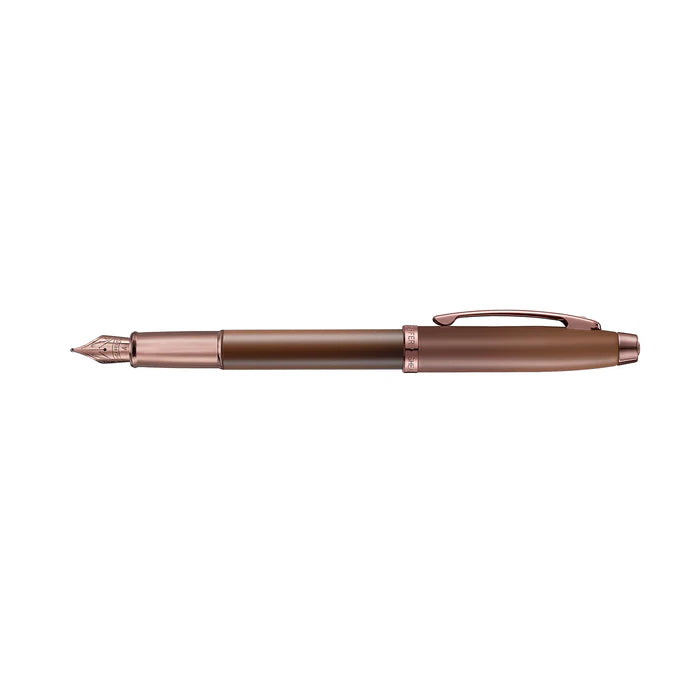 Sheaffer Gift Collection 100 – 9374 Coffee Edition Matt Brown with Regal Brown PVD Trims Fountain Pen