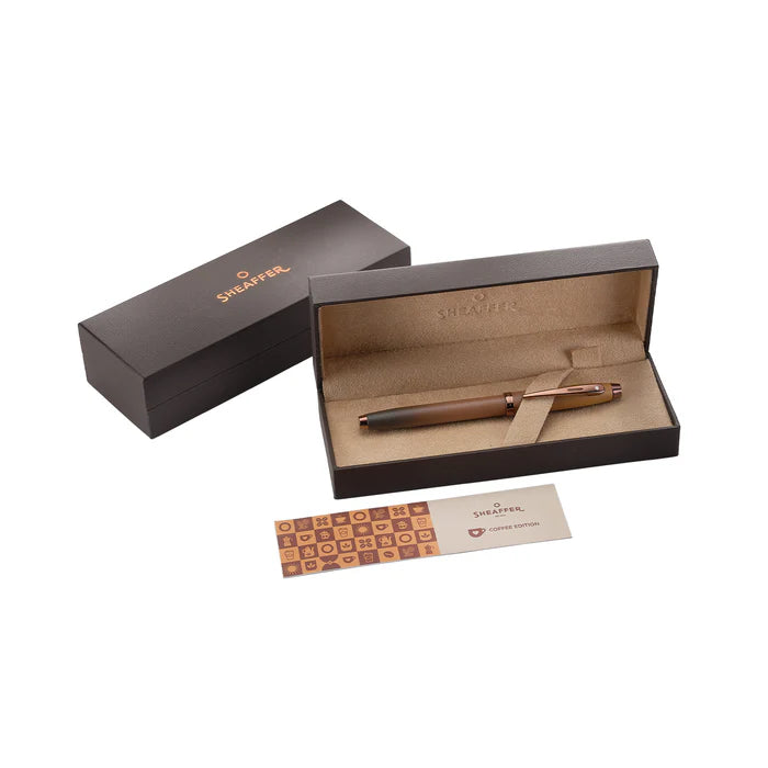 Sheaffer Gift Collection 100 – 9374 Coffee Edition Matt Brown with Regal Brown PVD Trims Fountain Pen