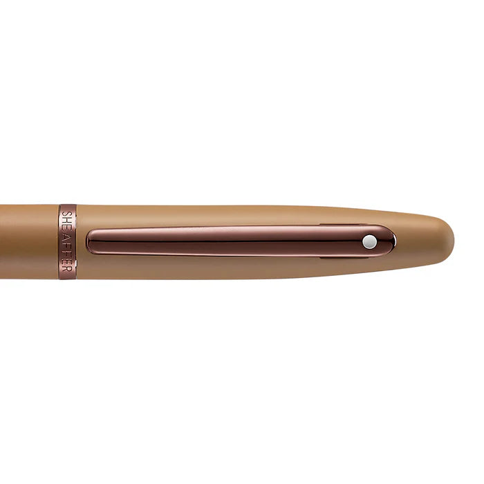 Sheaffer VFM 9428 Coffee Edition Matt Brown with Regal Brown PVD Trims Fountain Pen