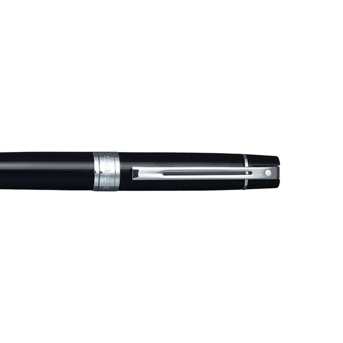 Sheaffer Gift Collection 300 – 9312 Glossy Black Chrome Trim Ballpoint Pen