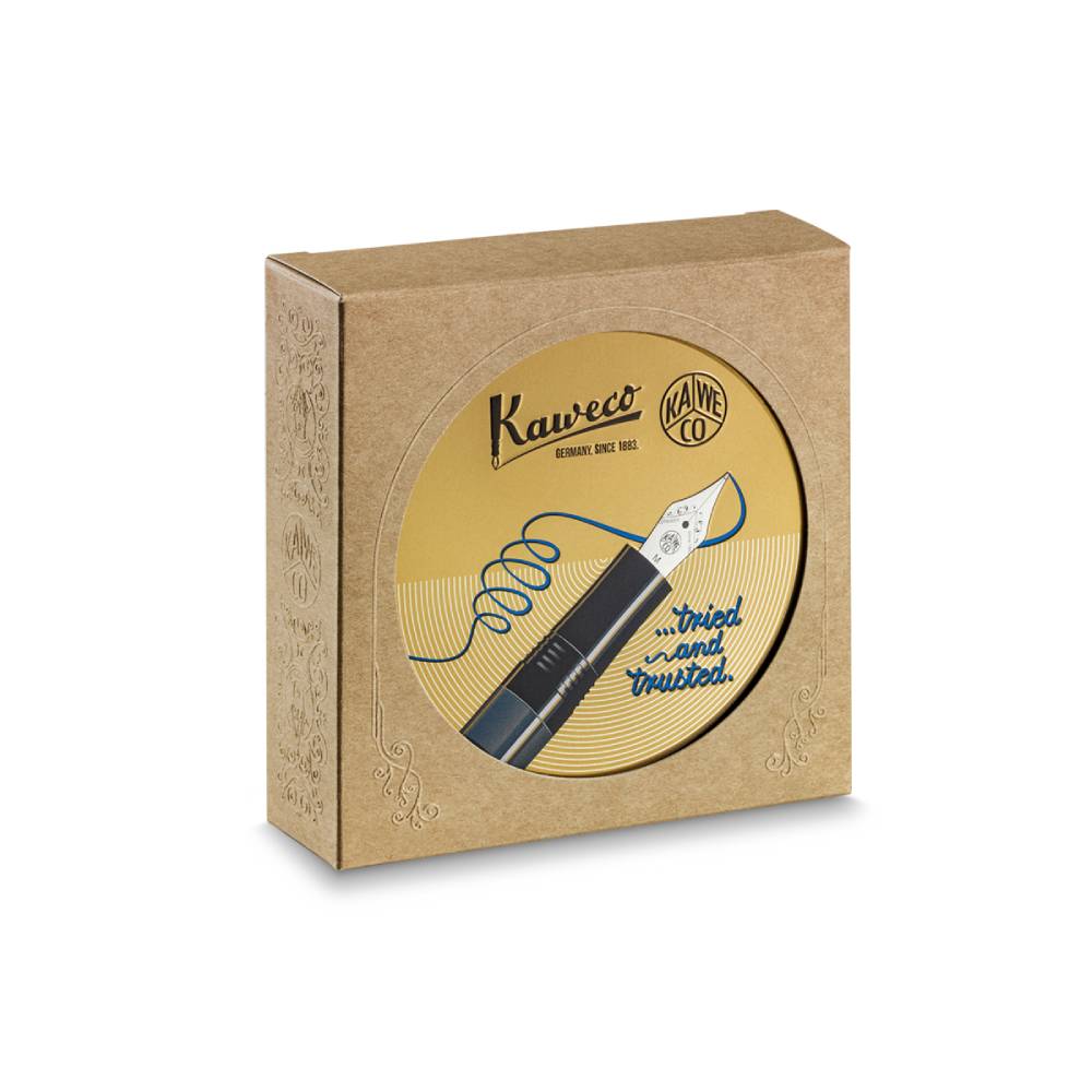 Kaweco Piston Sport AL Solo Navy Gold Fountain Pen – Medium 11000414