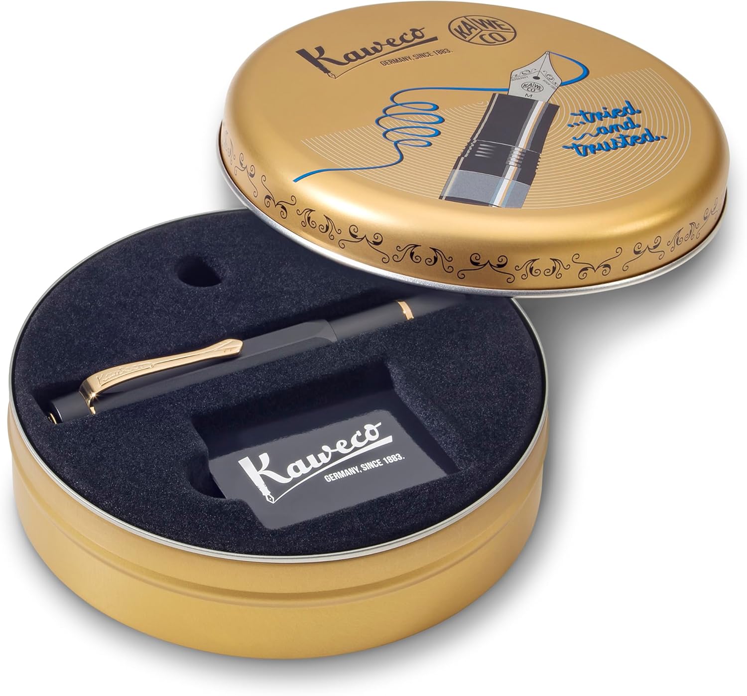 Kaweco Piston Sport AL Solo Fountain Pen Black Medium 11000327