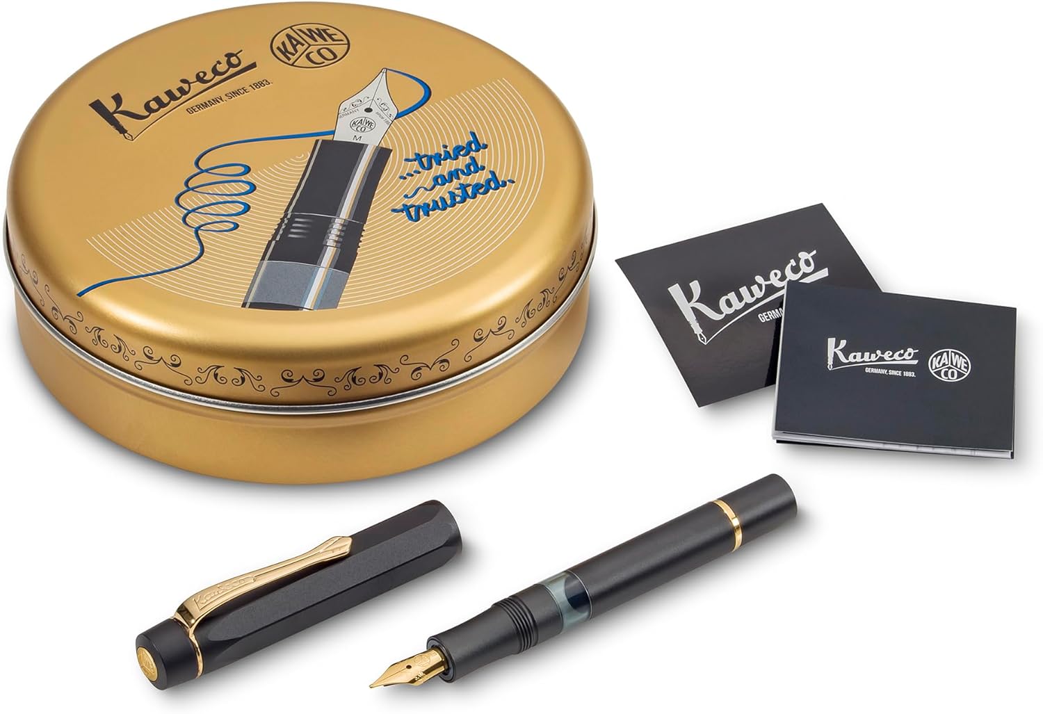 Kaweco Piston Sport AL Solo Fountain Pen Black Medium 11000327