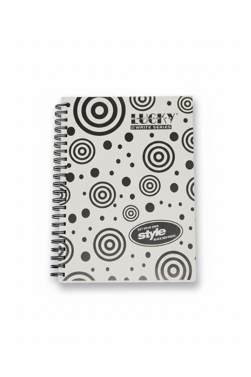 Lucky Exclusive Spiral Notebook A4 — Premium Quality 400 Pages