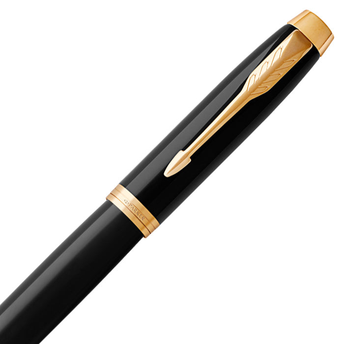 Parker IM Fountain Pen Black Lacquer with Gold Trim