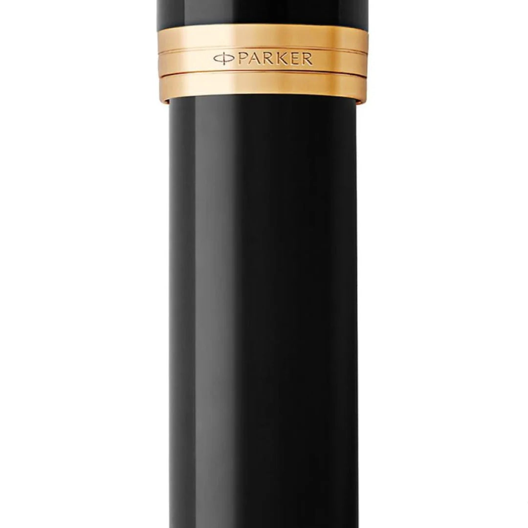 Parker IM Fountain Pen Black Lacquer with Gold Trim