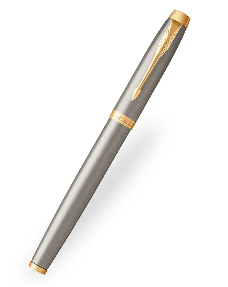 Parker IM Core Brushed Metal Stainless Steel GT Fountain Pen