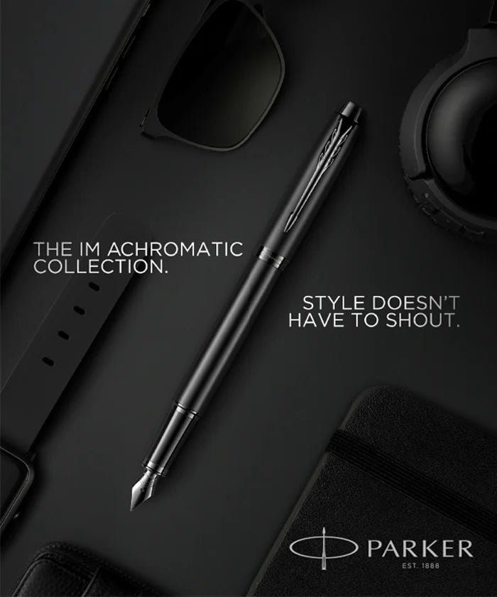 Parker IM Monochrome Matte Black Fountain Pen